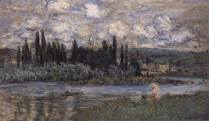 View of Vetheuil, Claude Monet